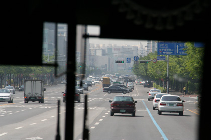 韓国の道路
